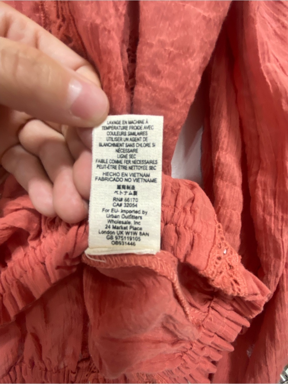 Free People Athena dusty Rose Embroidered top - Picture 5 of 7